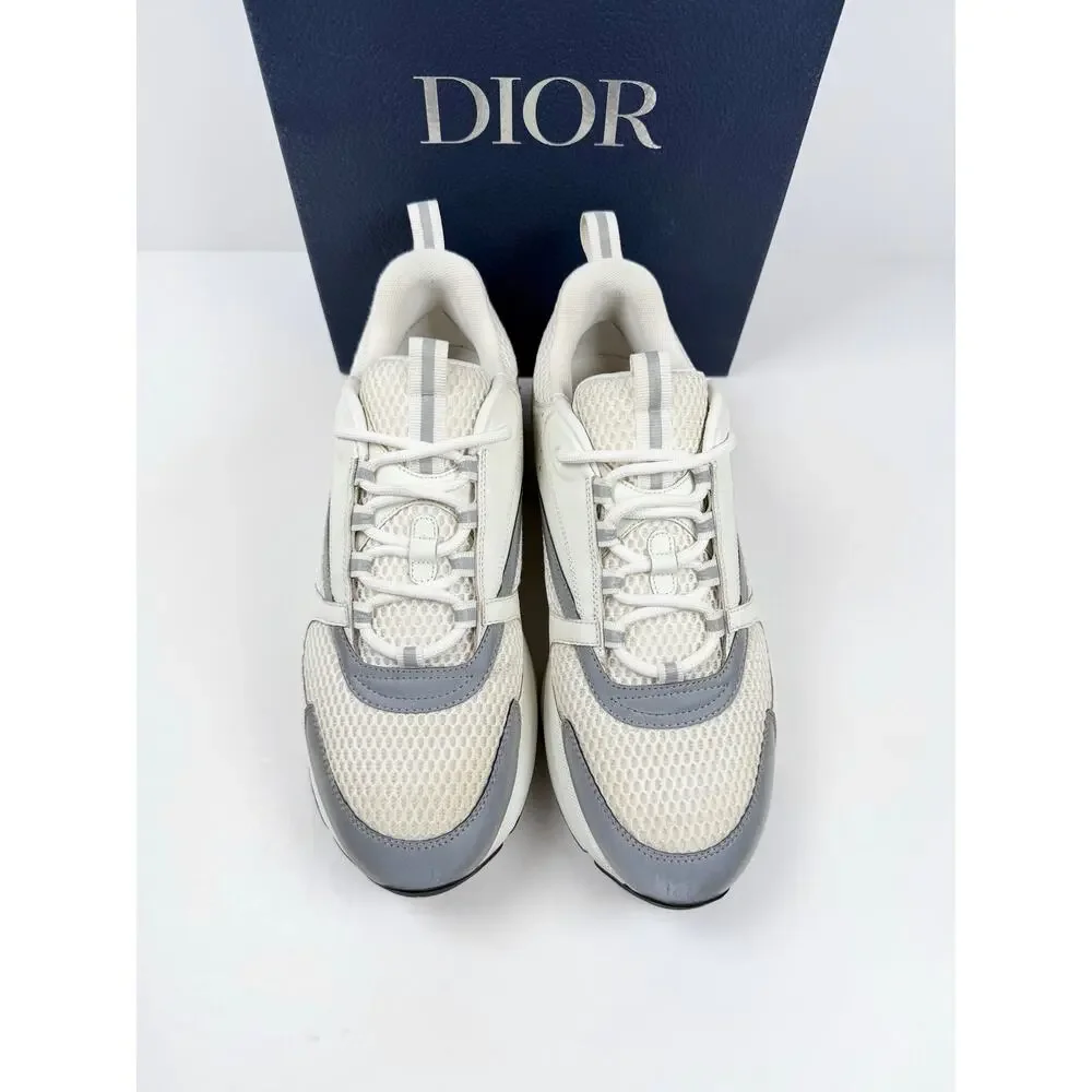 Size 44EU/11US - Dior B22 White Silver Sneakers